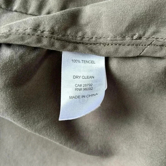 🔥Matteson🔥 | Army green waterfall open drape cardigan light jacket - Picture 7 of 10